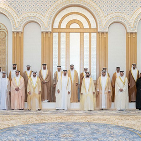 UAE Cabinet Ministers Sworn in at Qasr Al Watan